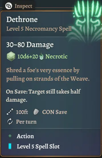 Vault Spells No Coolddown mod for Baldur's Gate 3