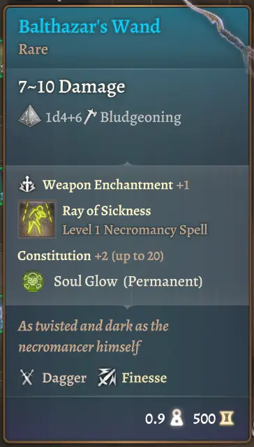 Wands - An alternative to staves mod for Baldur's Gate 3