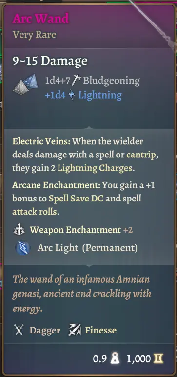 Wands - An alternative to staves mod for Baldur's Gate 3