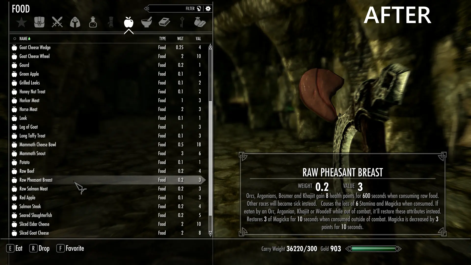 moreHUD Inventory Edition VR mod for The Elder Scrolls V: Skyrim Special Edition