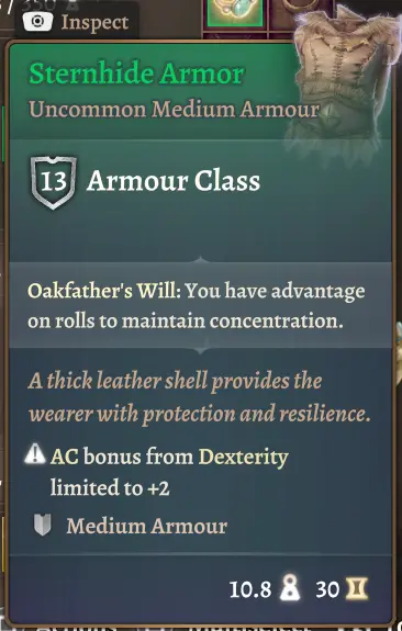 Wisdom Caster Armor mod for Baldur's Gate 3