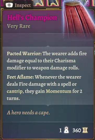 Origin-Themed Cloaks mod for Baldur's Gate 3