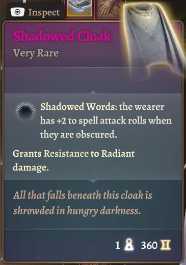 Origin-Themed Cloaks mod for Baldur's Gate 3