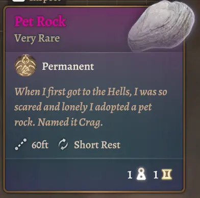 Summon Karlach's Pet Rock Crag mod for Baldur's Gate 3