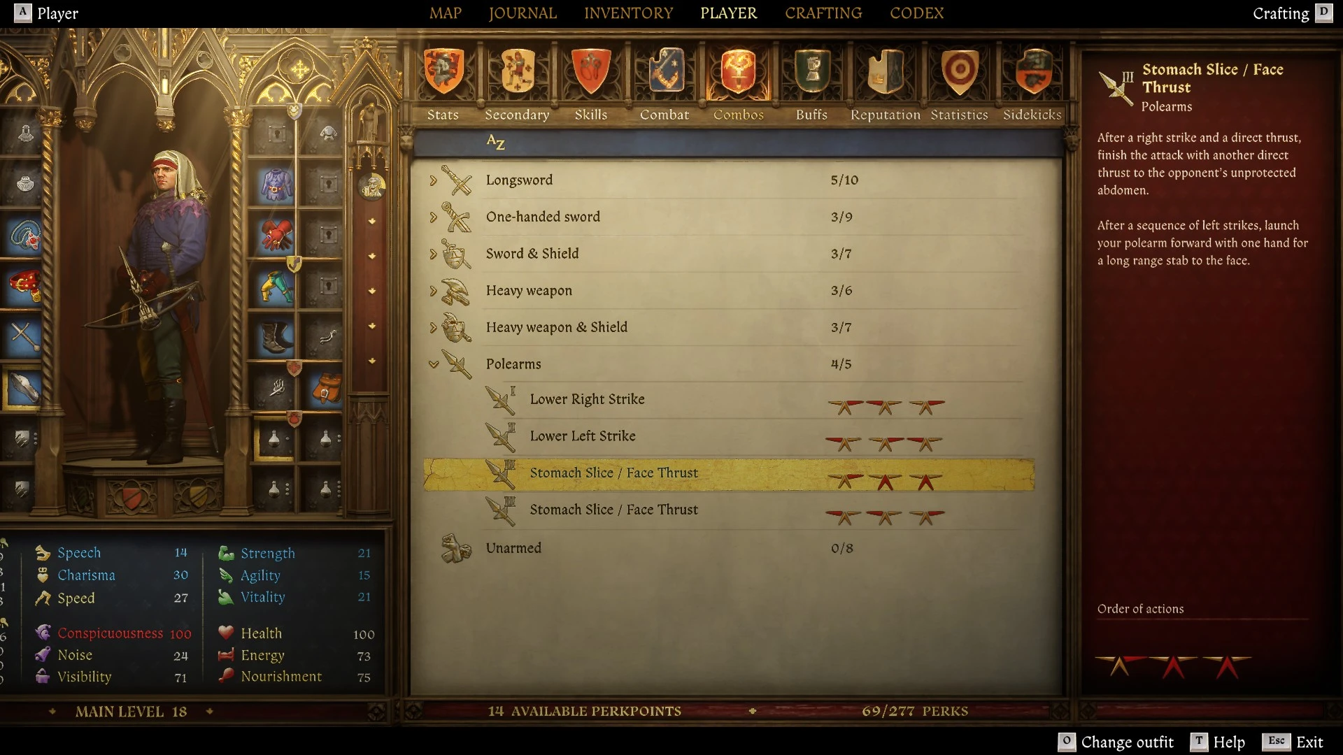 Additional Combos mod for Kingdom Come: Deliverance II
