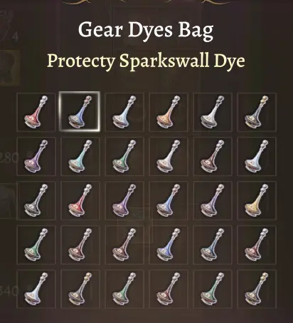 Gear Dyes mod for Baldur's Gate 3