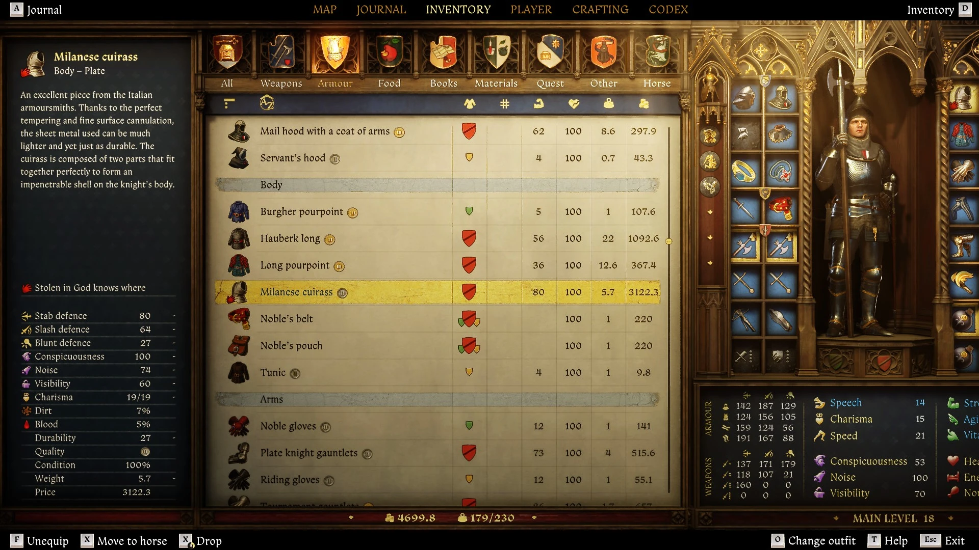 Armor Balance Overhaul mod for Kingdom Come: Deliverance II