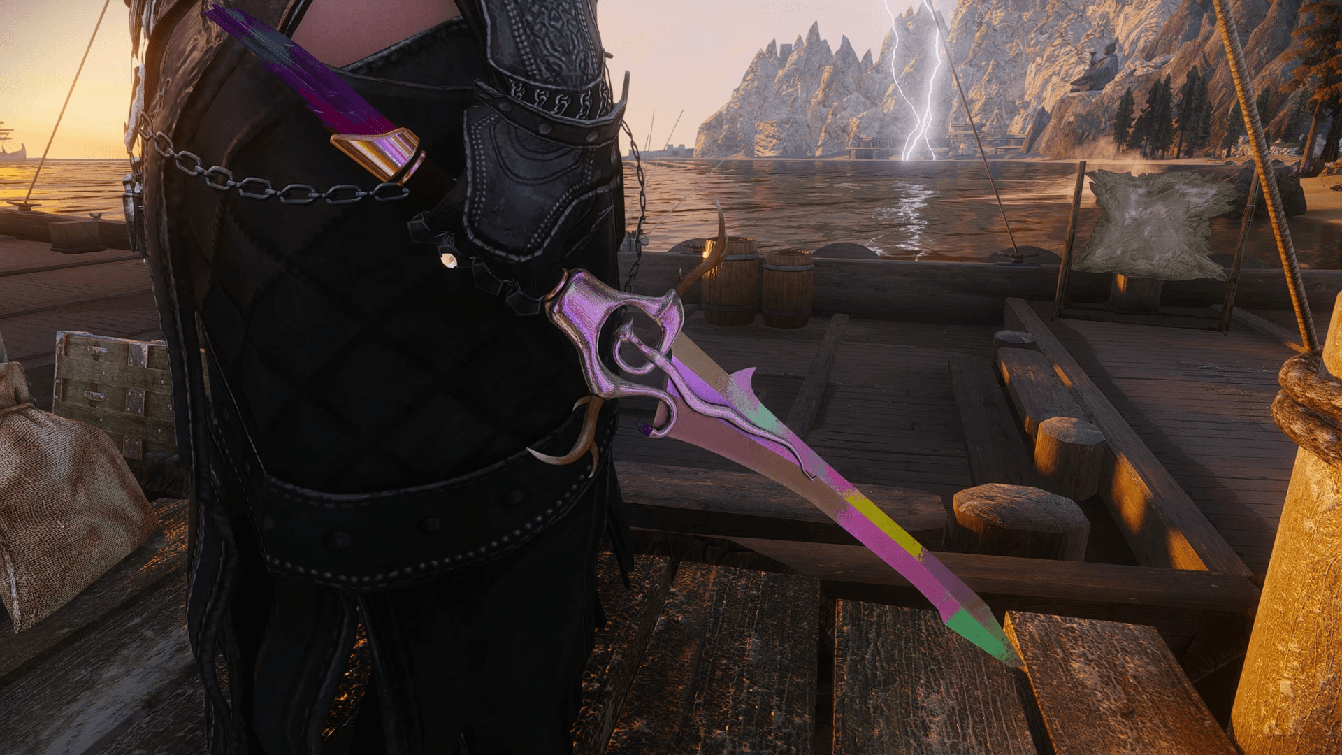 A large set of weapons Part1 - Part2 mod for The Elder Scrolls V: Skyrim Special Edition
