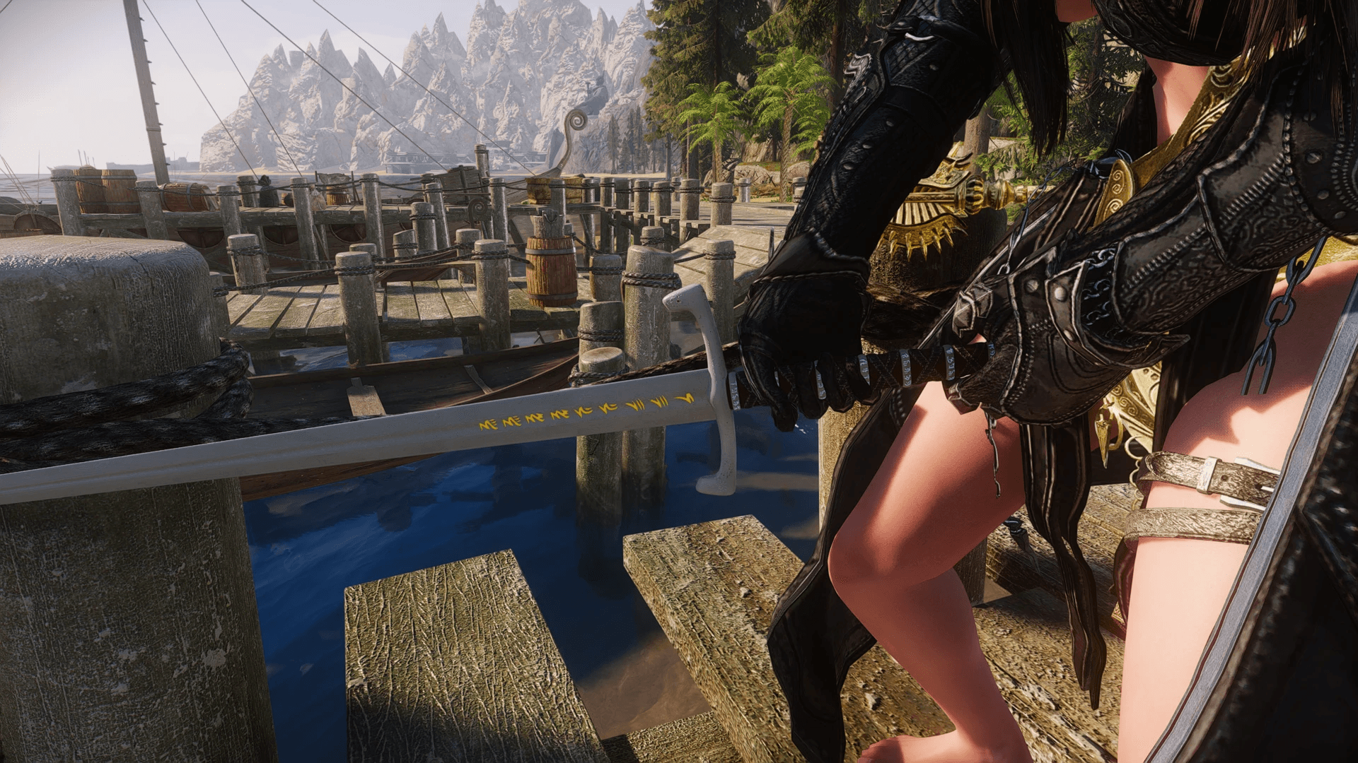 A large set of weapons Part1 - Part2 mod for The Elder Scrolls V: Skyrim Special Edition