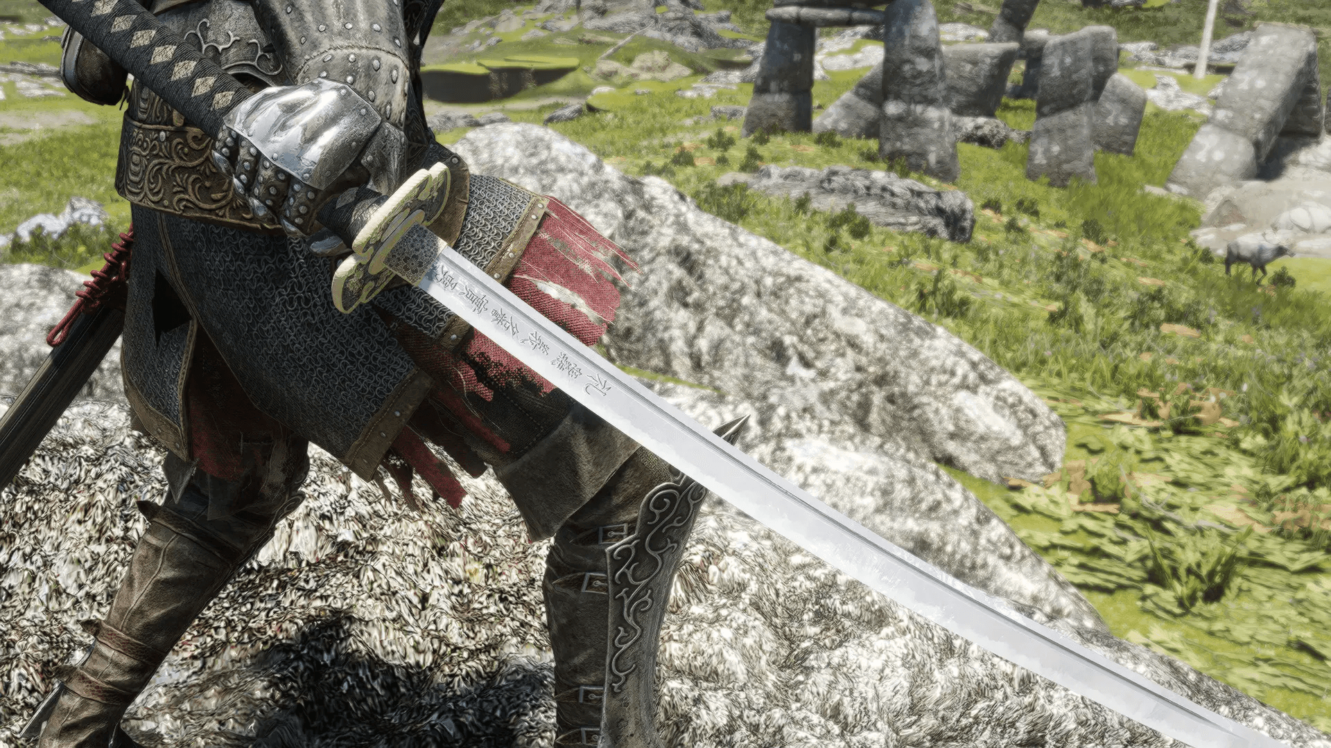 Akavir Katana mod for The Elder Scrolls V: Skyrim Special Edition