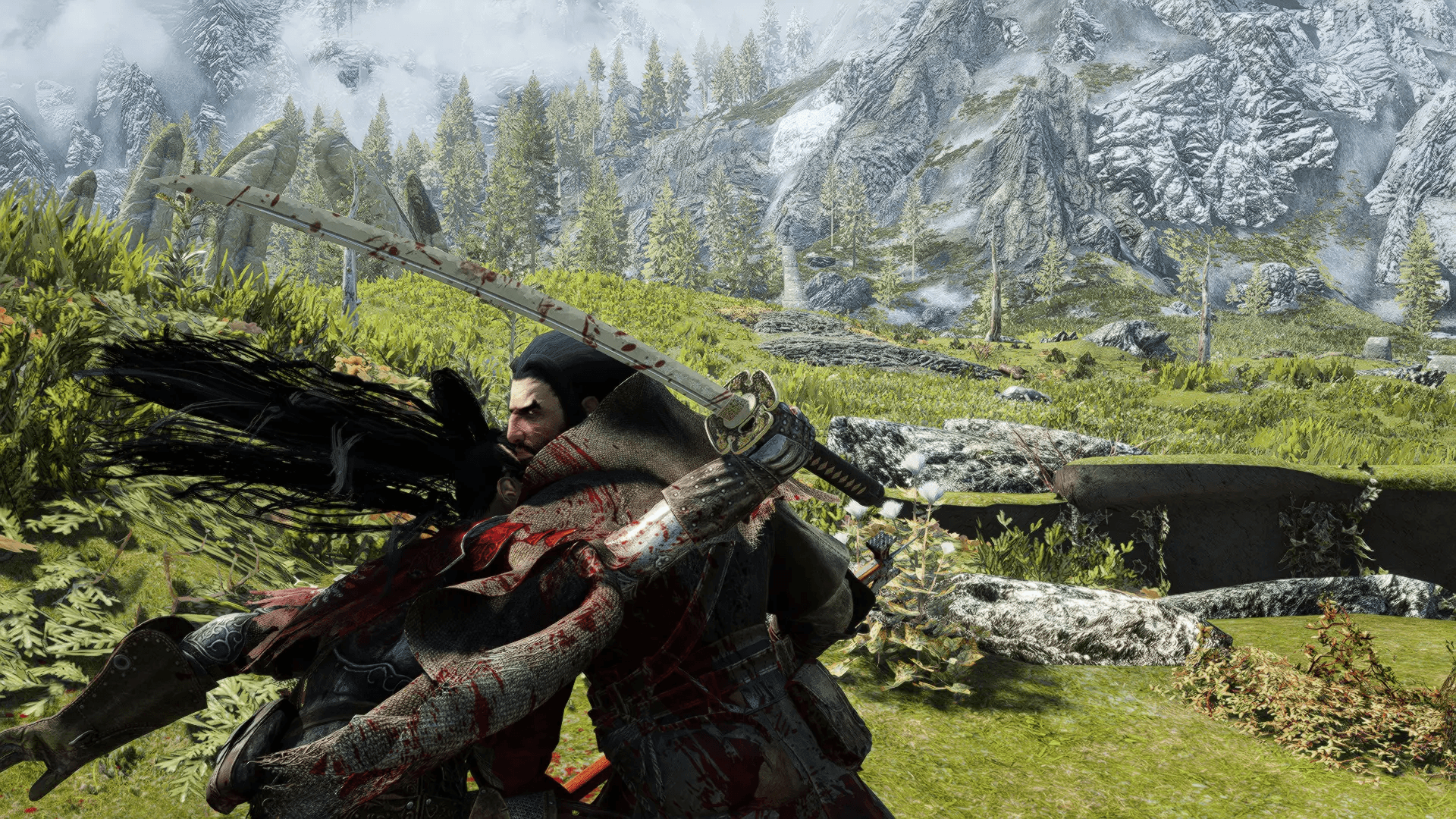 Akavir Katana mod for The Elder Scrolls V: Skyrim Special Edition