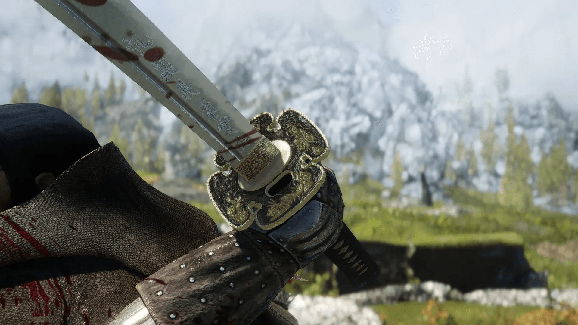 Akavir Katana mod for The Elder Scrolls V: Skyrim Special Edition