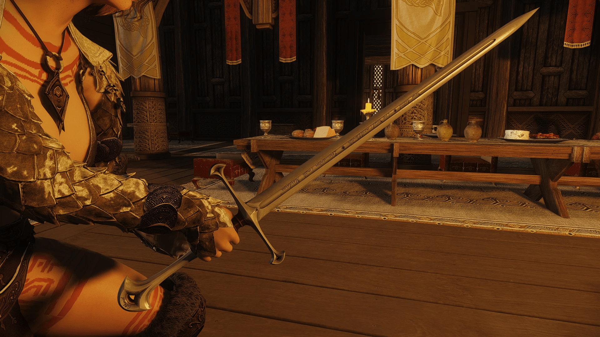 Anduril Sword - LOTR mod for The Elder Scrolls V: Skyrim Special Edition