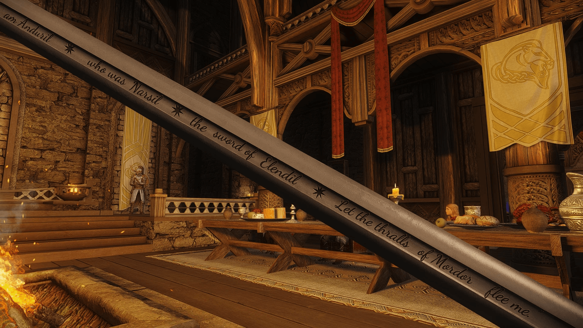 Anduril Sword - LOTR mod for The Elder Scrolls V: Skyrim Special Edition