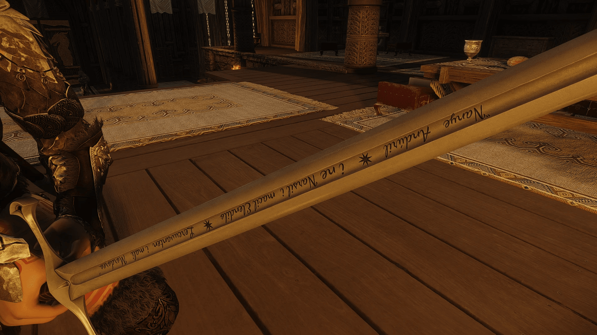 Anduril Sword - LOTR mod for The Elder Scrolls V: Skyrim Special Edition