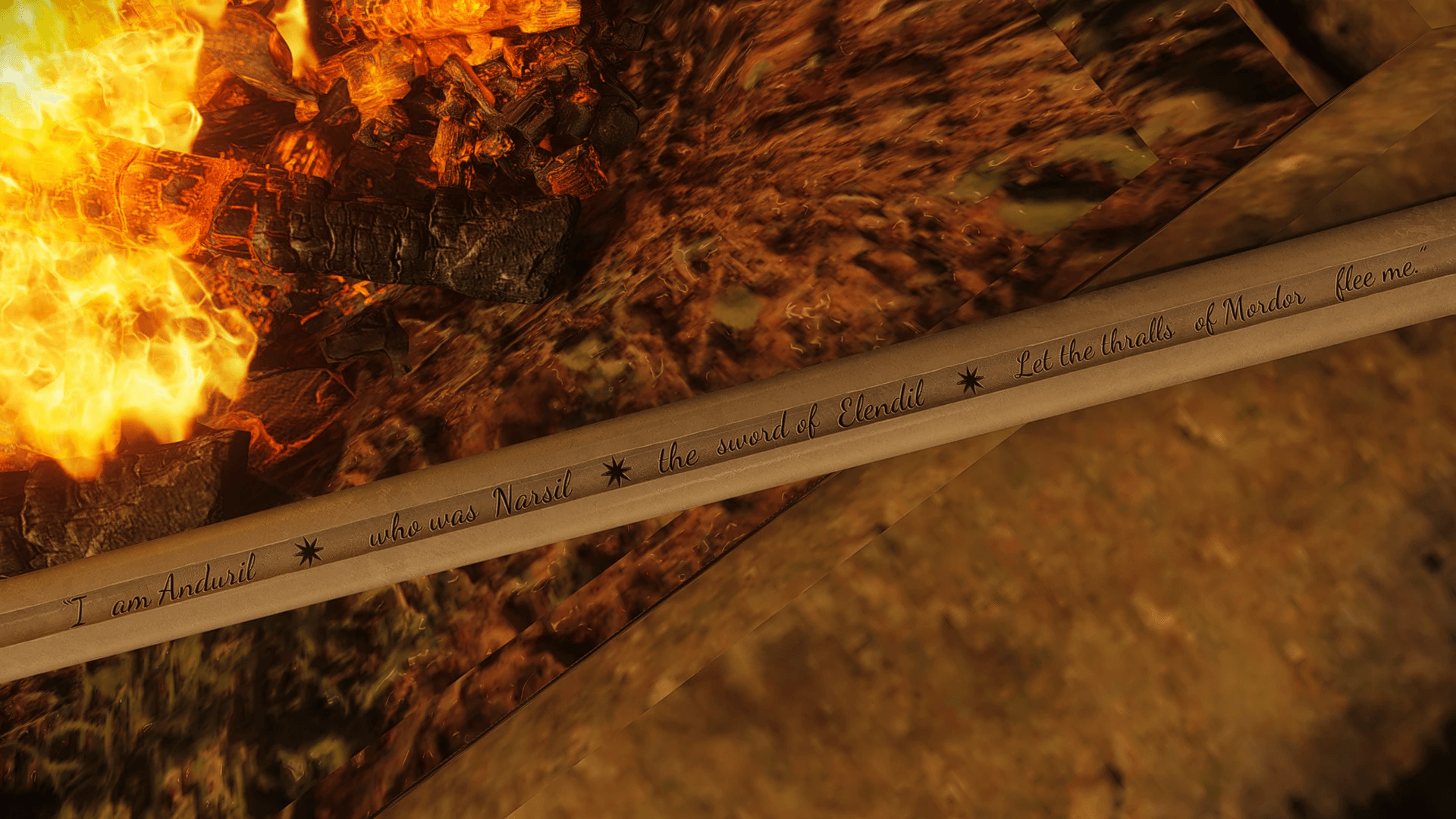 Anduril Sword - LOTR mod for The Elder Scrolls V: Skyrim Special Edition