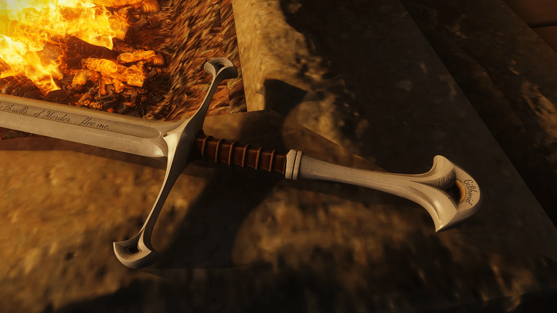 Anduril Sword - LOTR mod for The Elder Scrolls V: Skyrim Special Edition
