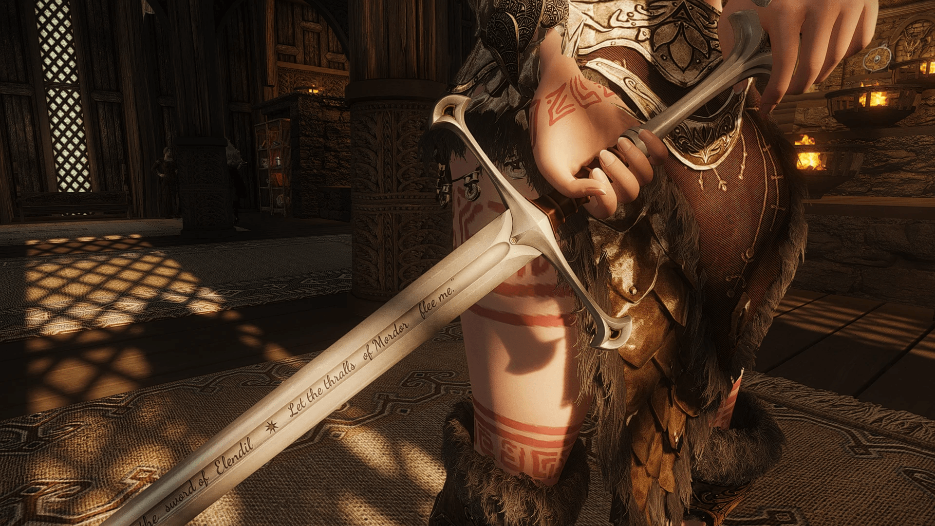 Anduril Sword - LOTR mod for The Elder Scrolls V: Skyrim Special Edition