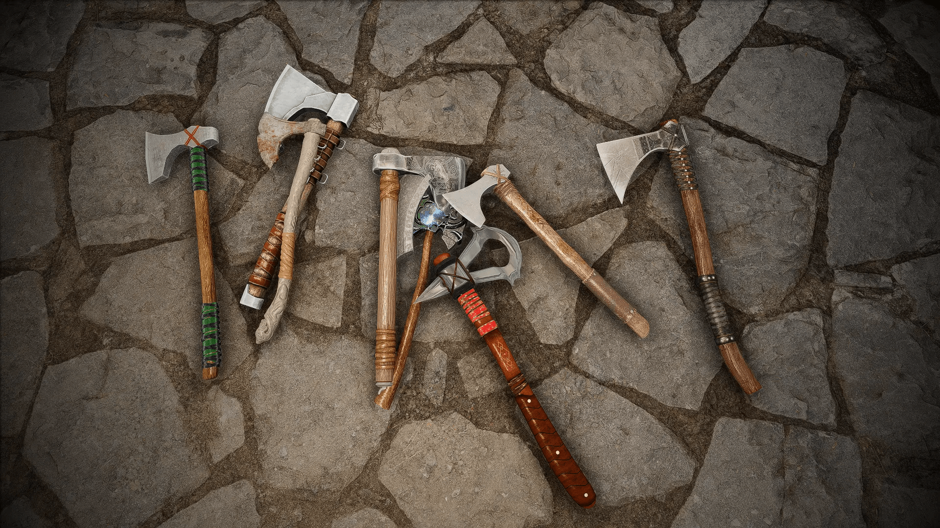 Axe Pack V1 mod for The Elder Scrolls V: Skyrim Special Edition