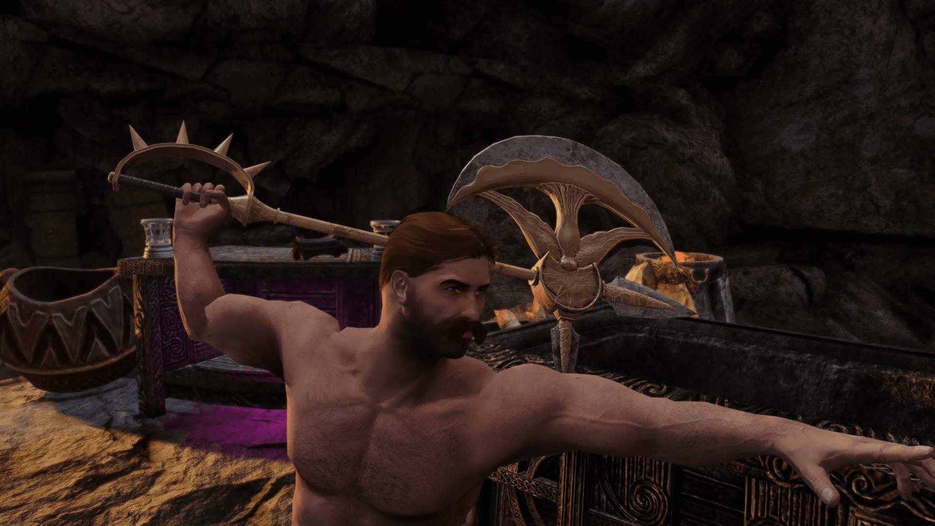 Axe Rhitta mod for The Elder Scrolls V: Skyrim Special Edition