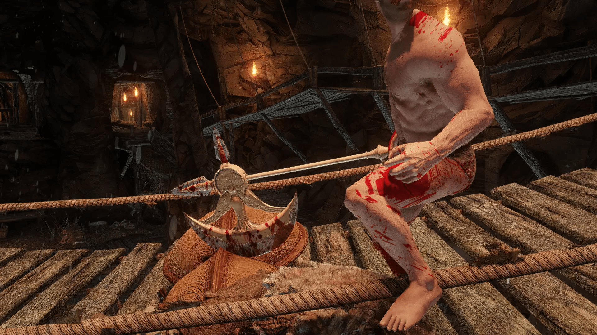 Axe Rhitta mod for The Elder Scrolls V: Skyrim Special Edition