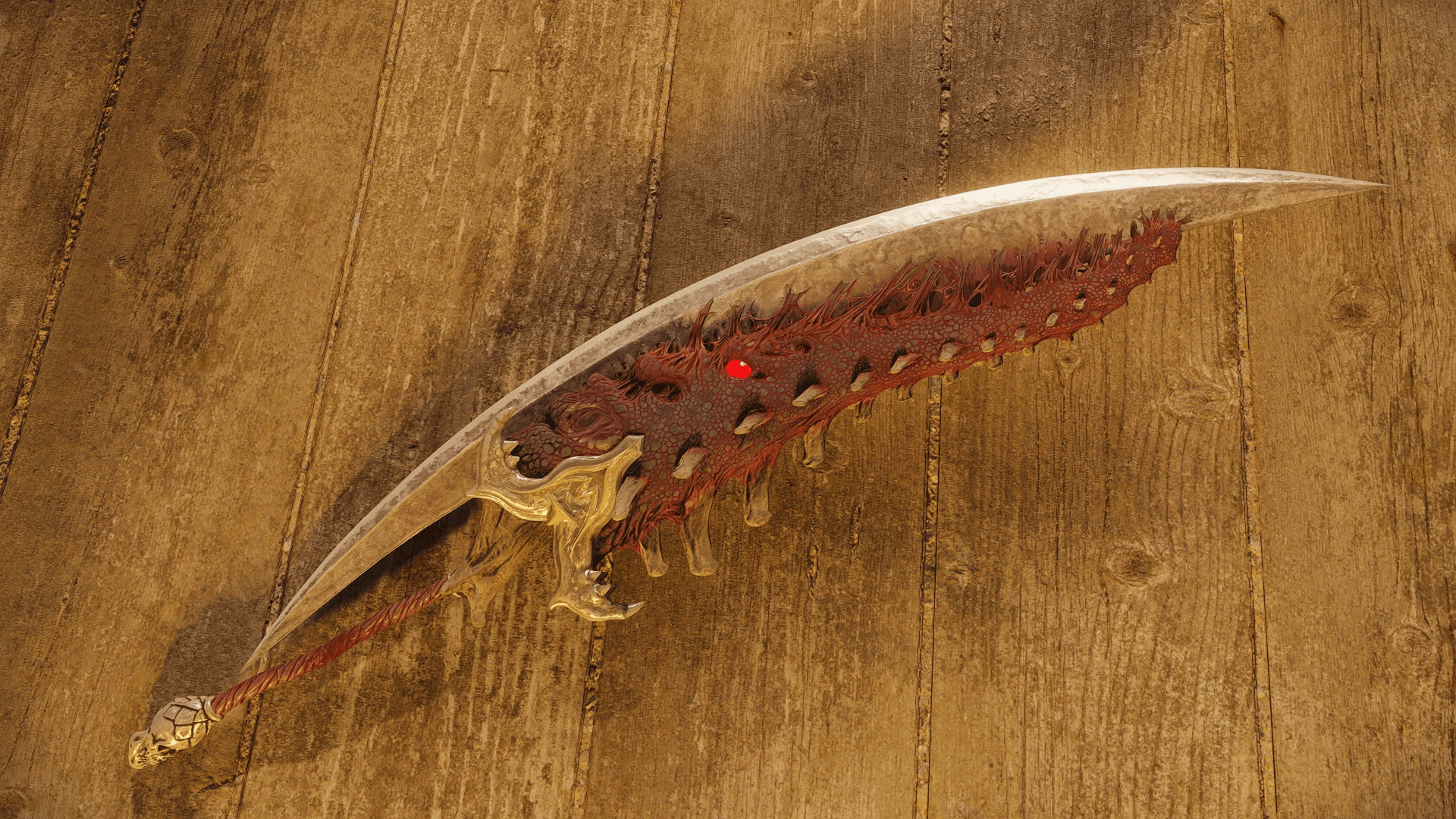 Blood Rebord - great sword of flesh mod for The Elder Scrolls V: Skyrim Special Edition