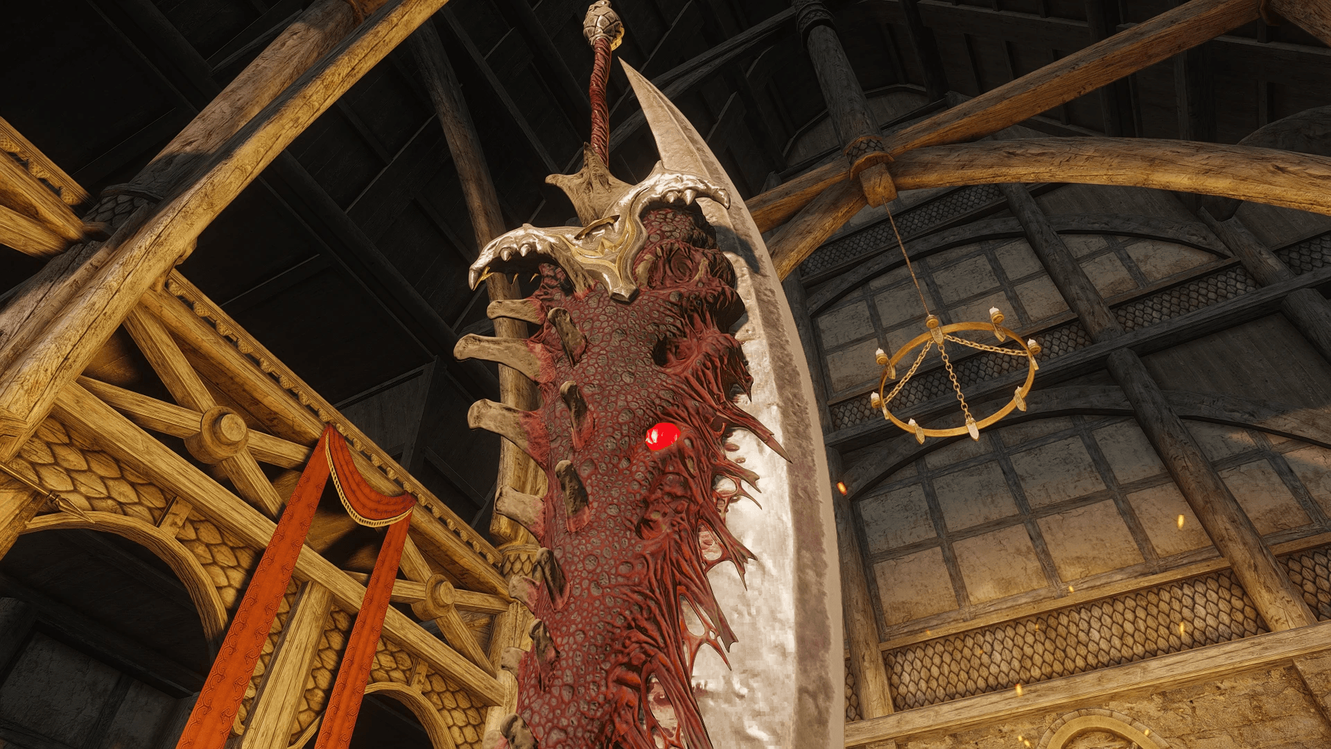 Blood Rebord - great sword of flesh mod for The Elder Scrolls V: Skyrim Special Edition