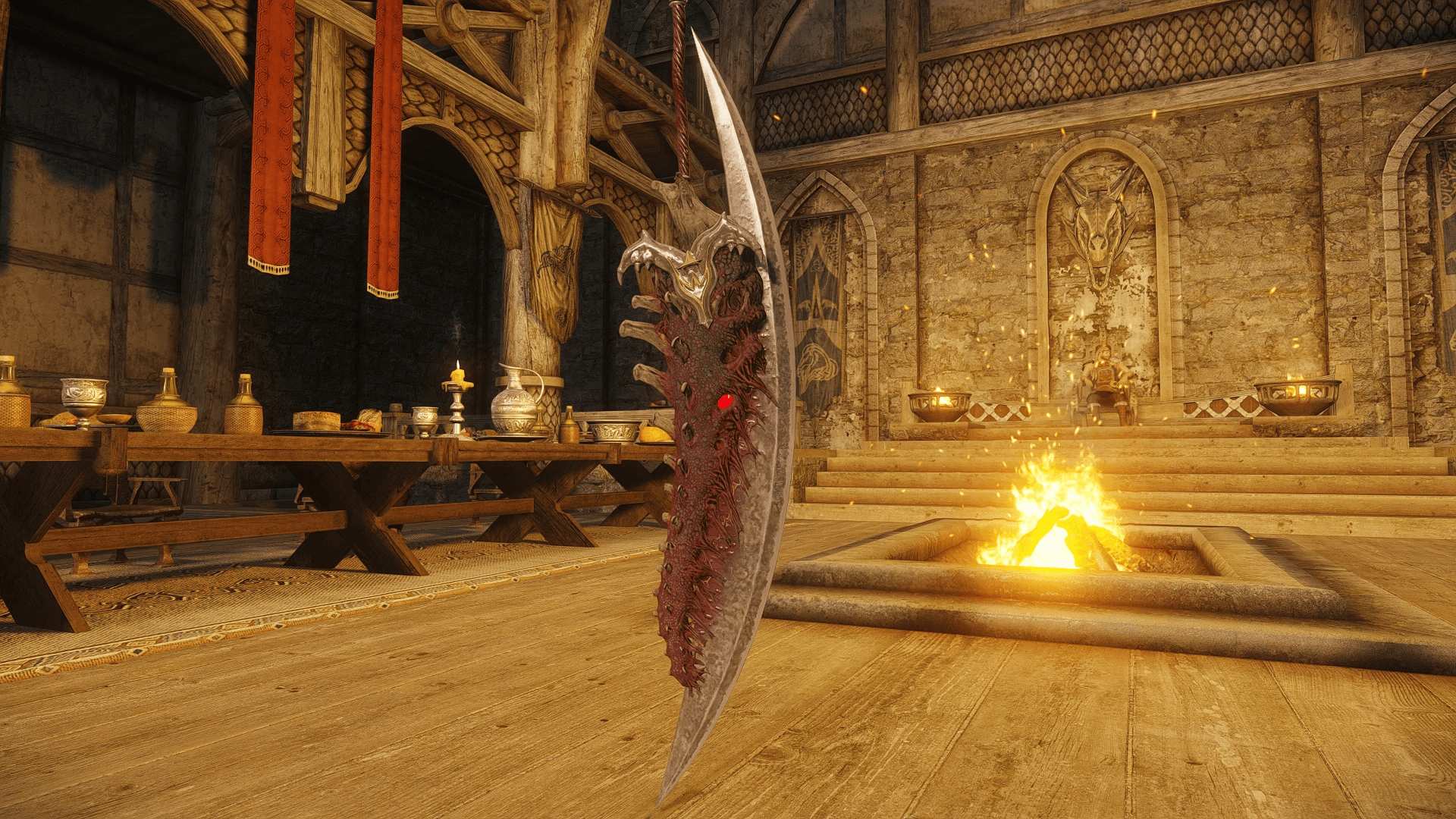 Blood Rebord - great sword of flesh mod for The Elder Scrolls V: Skyrim Special Edition