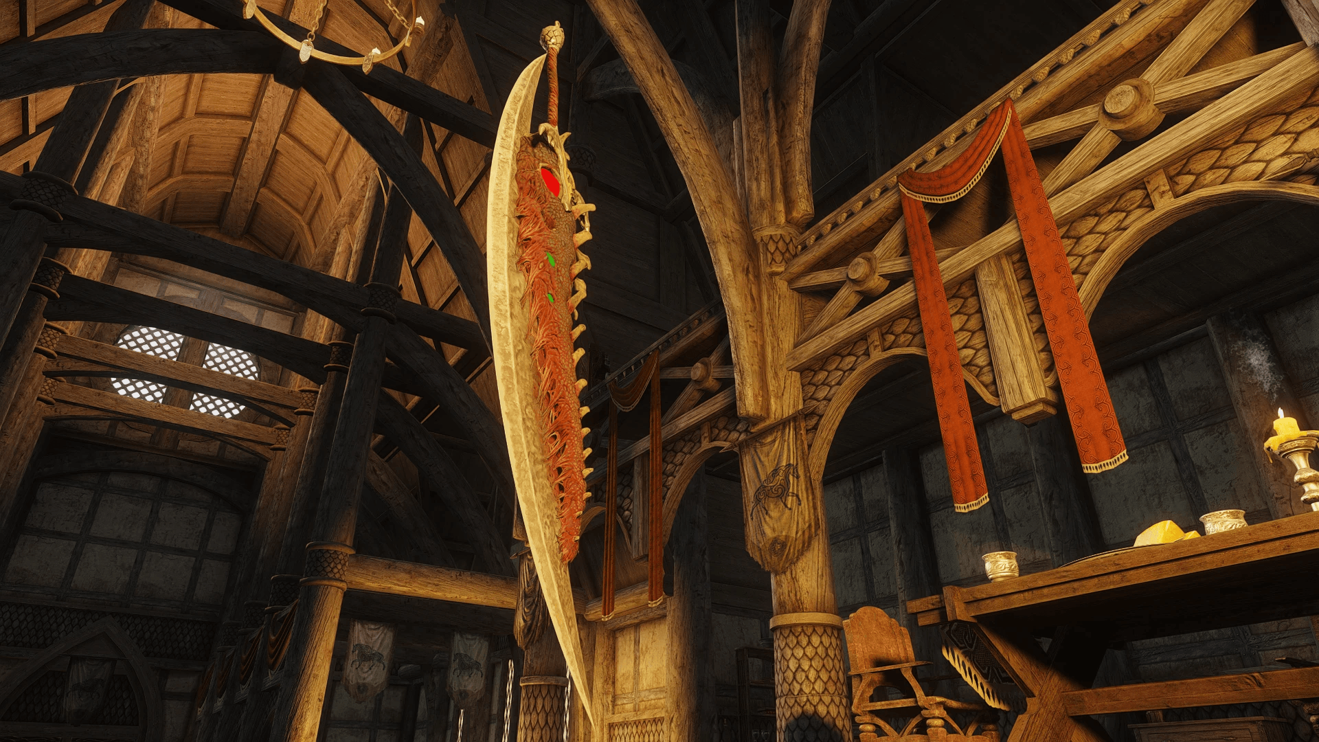 Blood Rebord - great sword of flesh mod for The Elder Scrolls V: Skyrim Special Edition