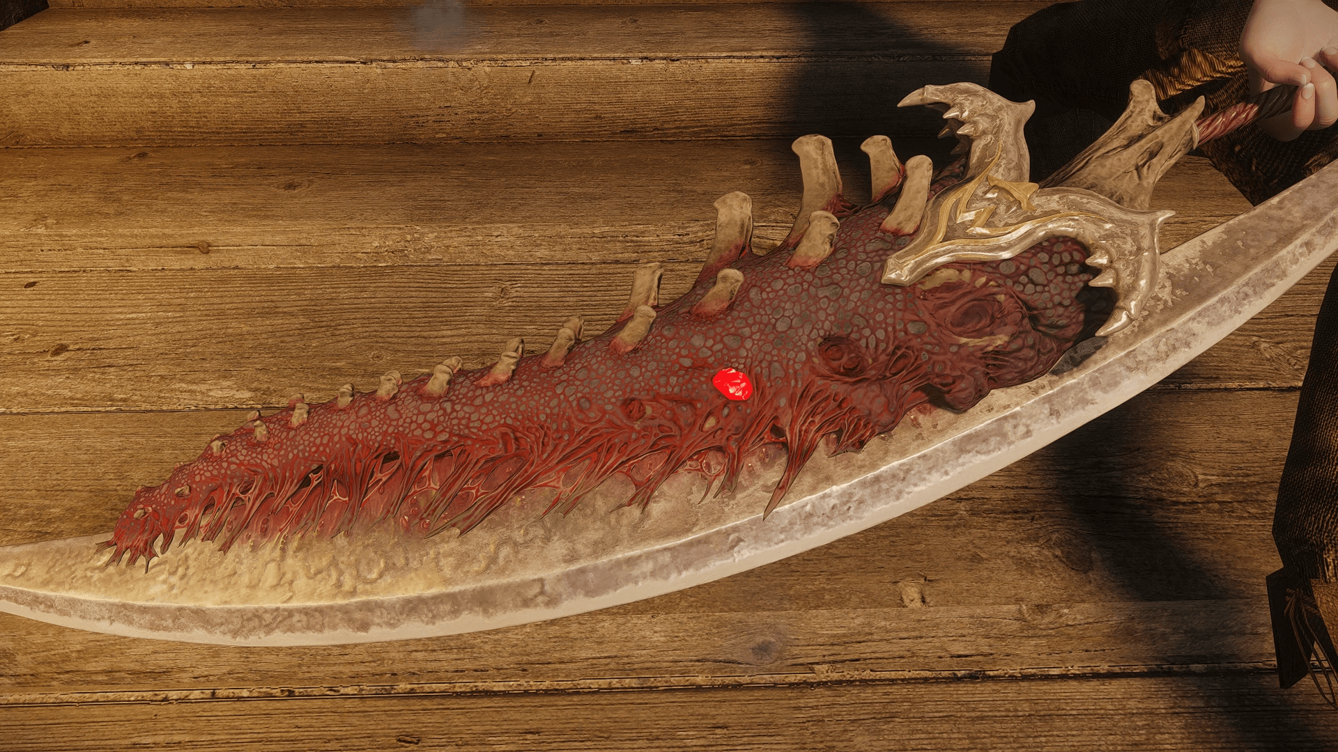 Blood Rebord - great sword of flesh mod for The Elder Scrolls V: Skyrim Special Edition