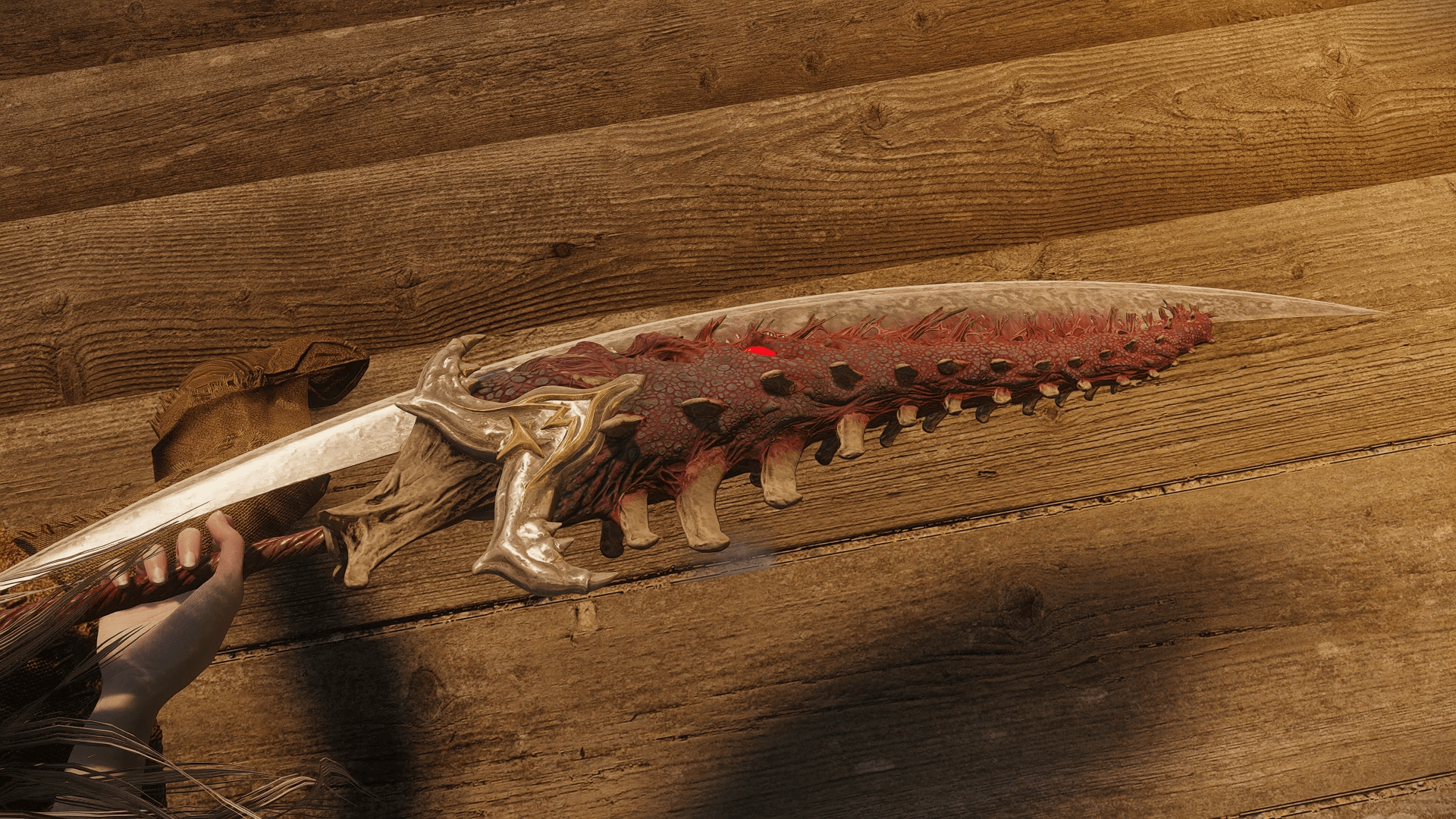 Blood Rebord - great sword of flesh mod for The Elder Scrolls V: Skyrim Special Edition