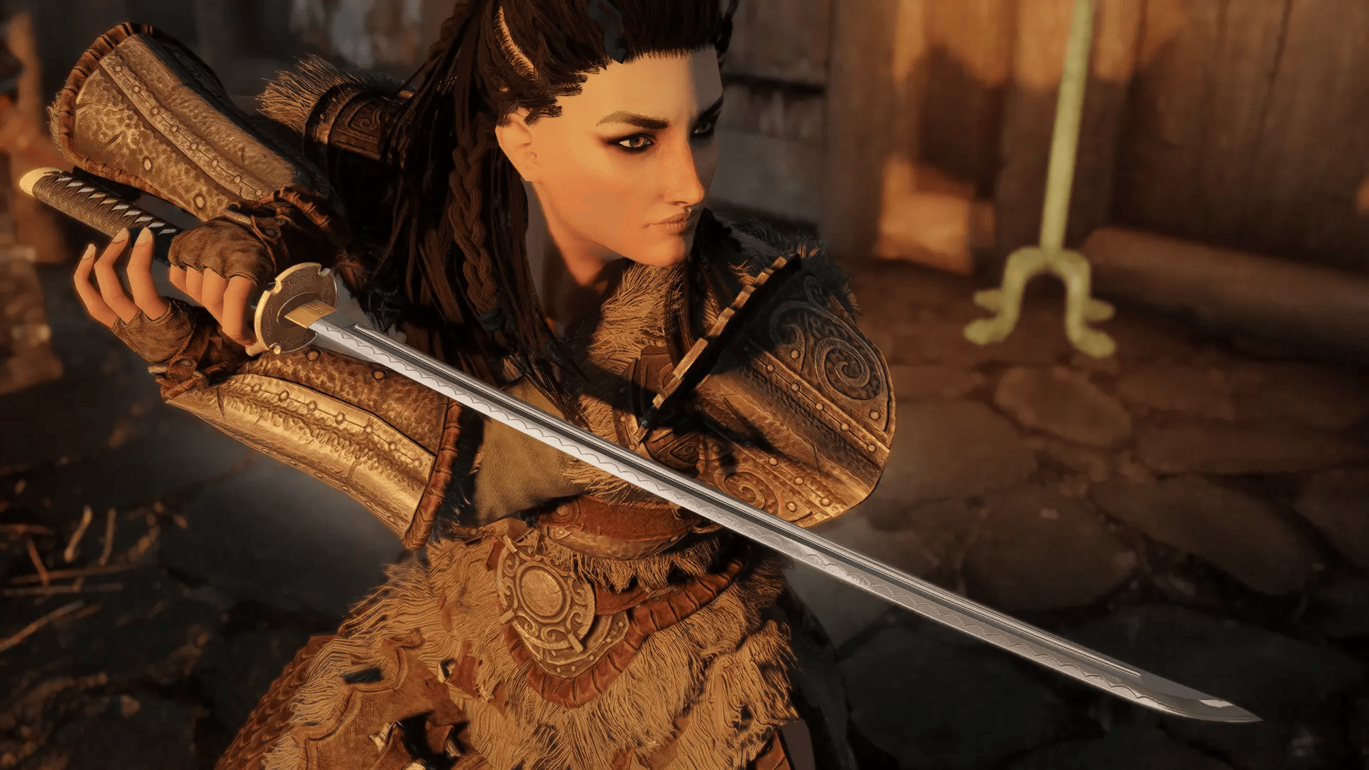 Blossom Katana 1h weapon mod for The Elder Scrolls V: Skyrim Special Edition