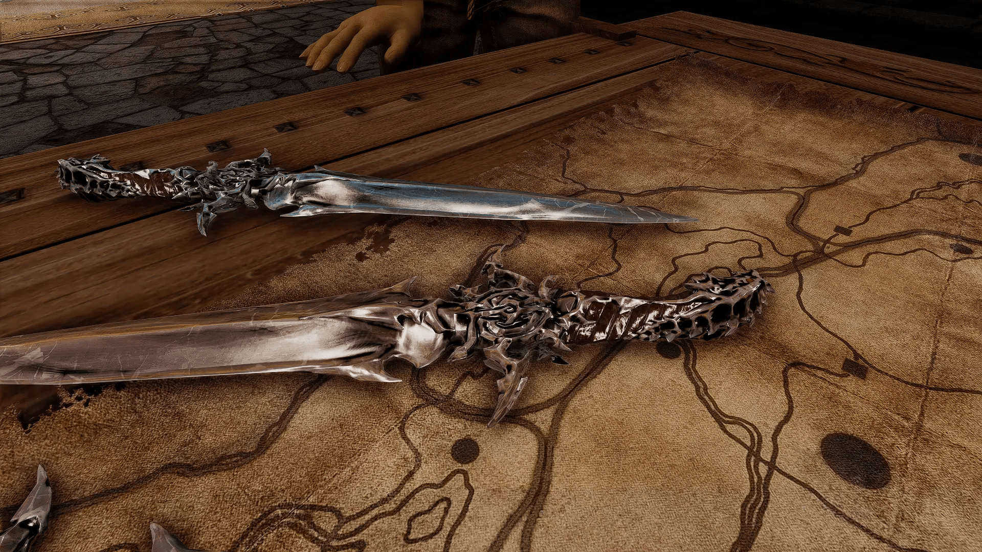 Daedric Dagger mod for The Elder Scrolls V: Skyrim Special Edition