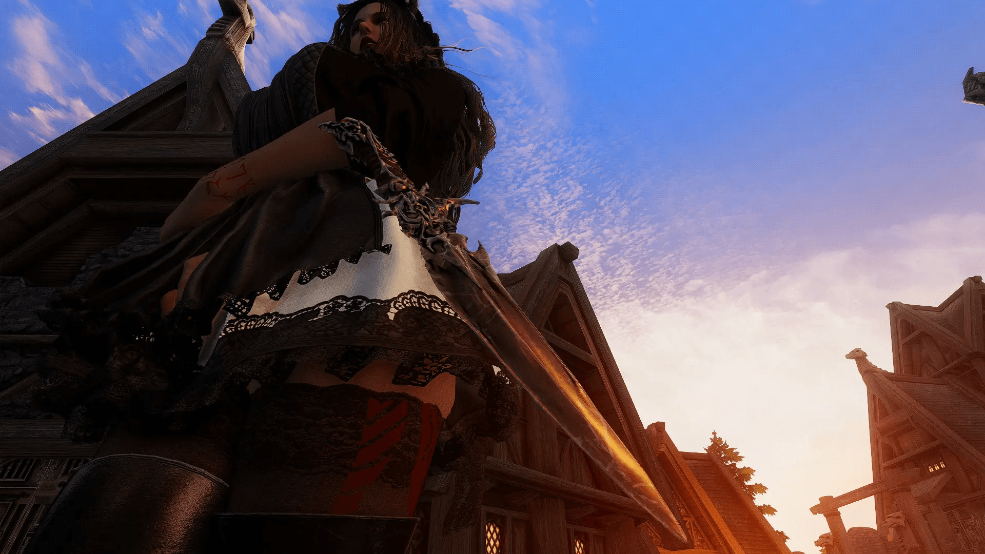 Daedric Dagger mod for The Elder Scrolls V: Skyrim Special Edition