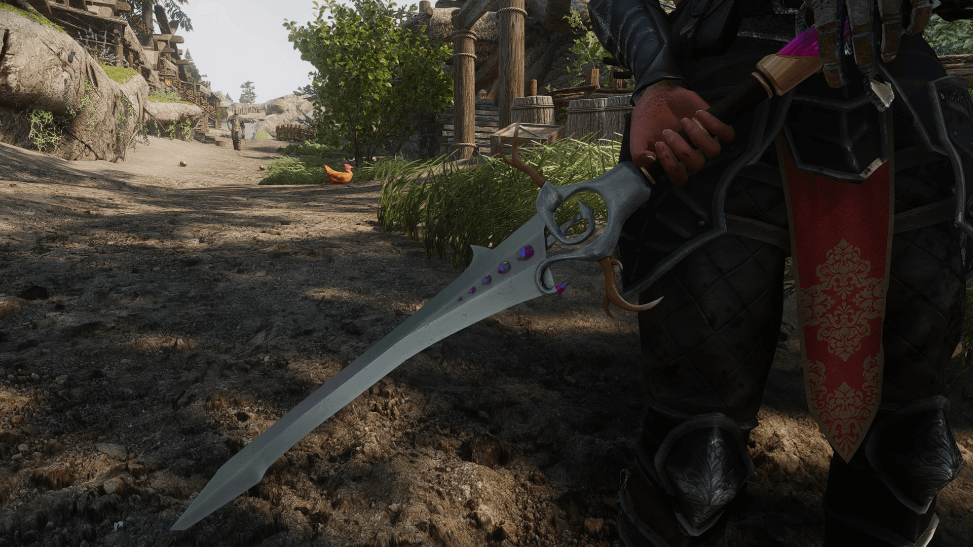 Deer Antlers sword mod for The Elder Scrolls V: Skyrim Special Edition