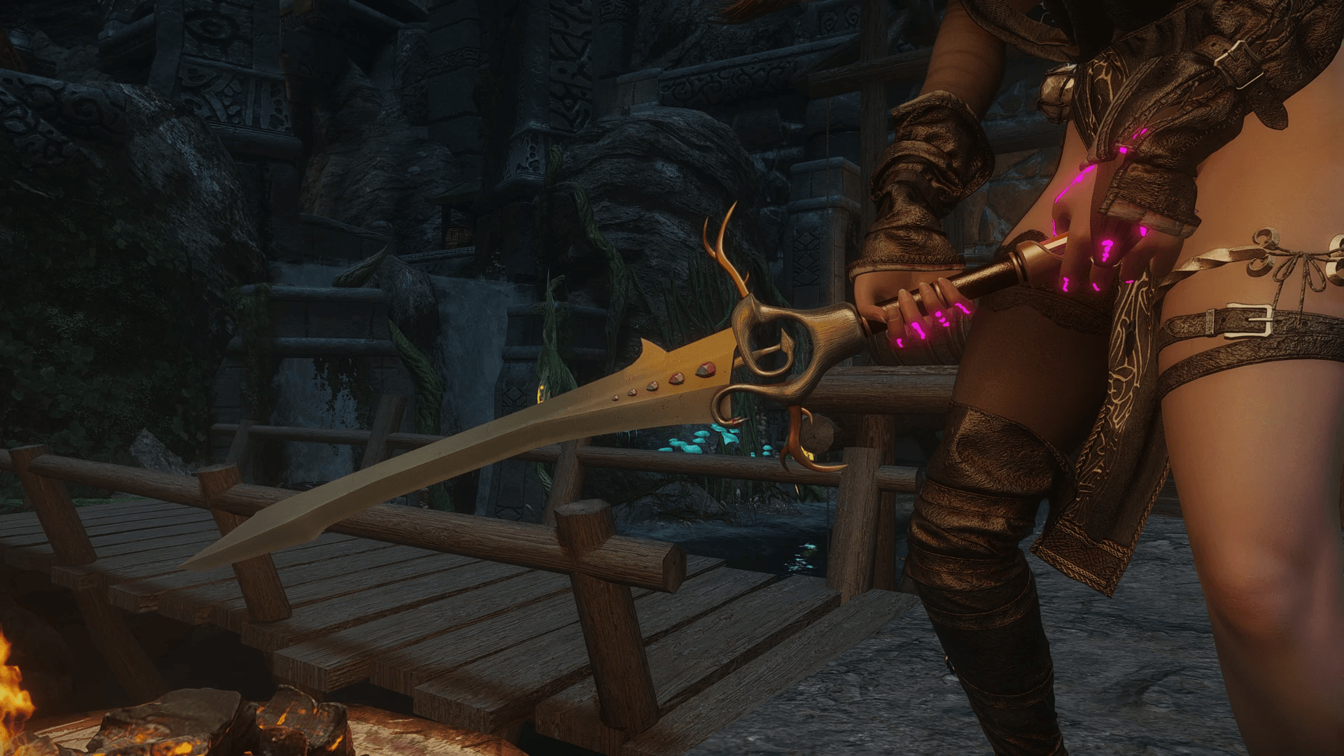 Deer Antlers sword mod for The Elder Scrolls V: Skyrim Special Edition