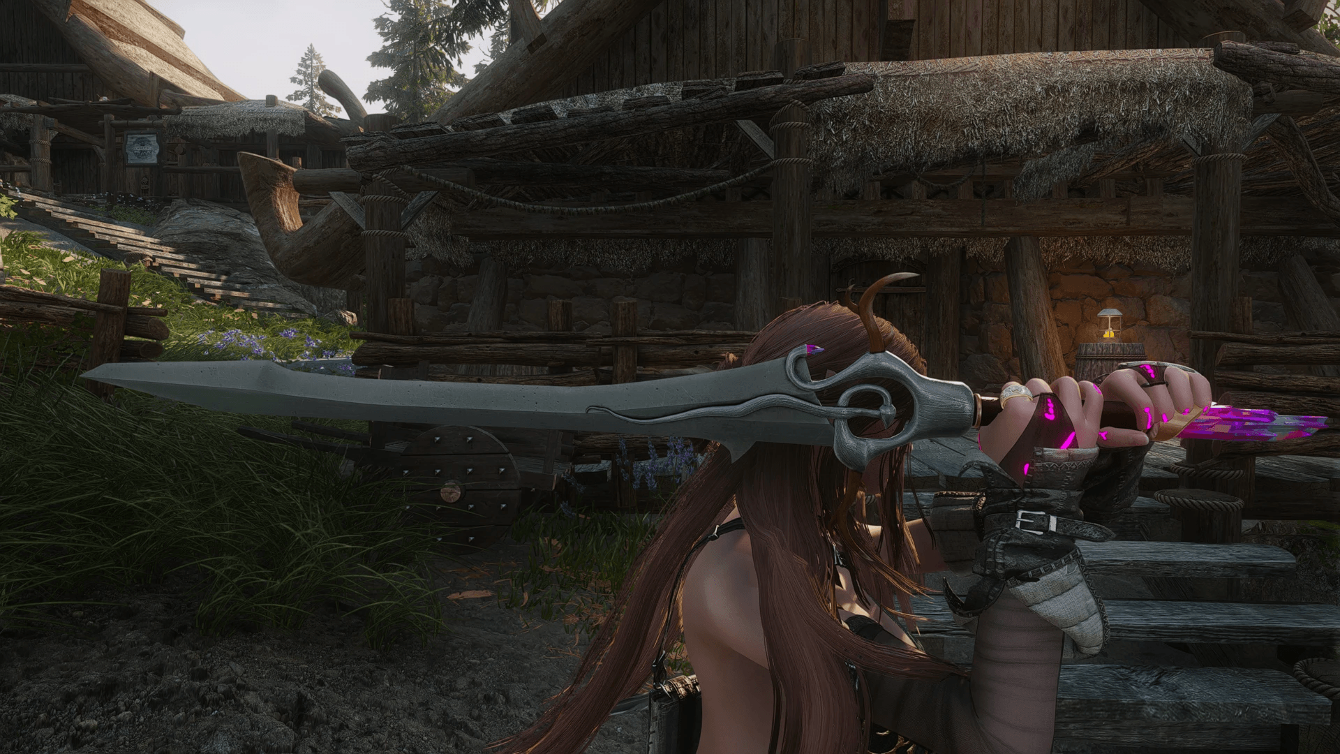 Deer Antlers sword mod for The Elder Scrolls V: Skyrim Special Edition