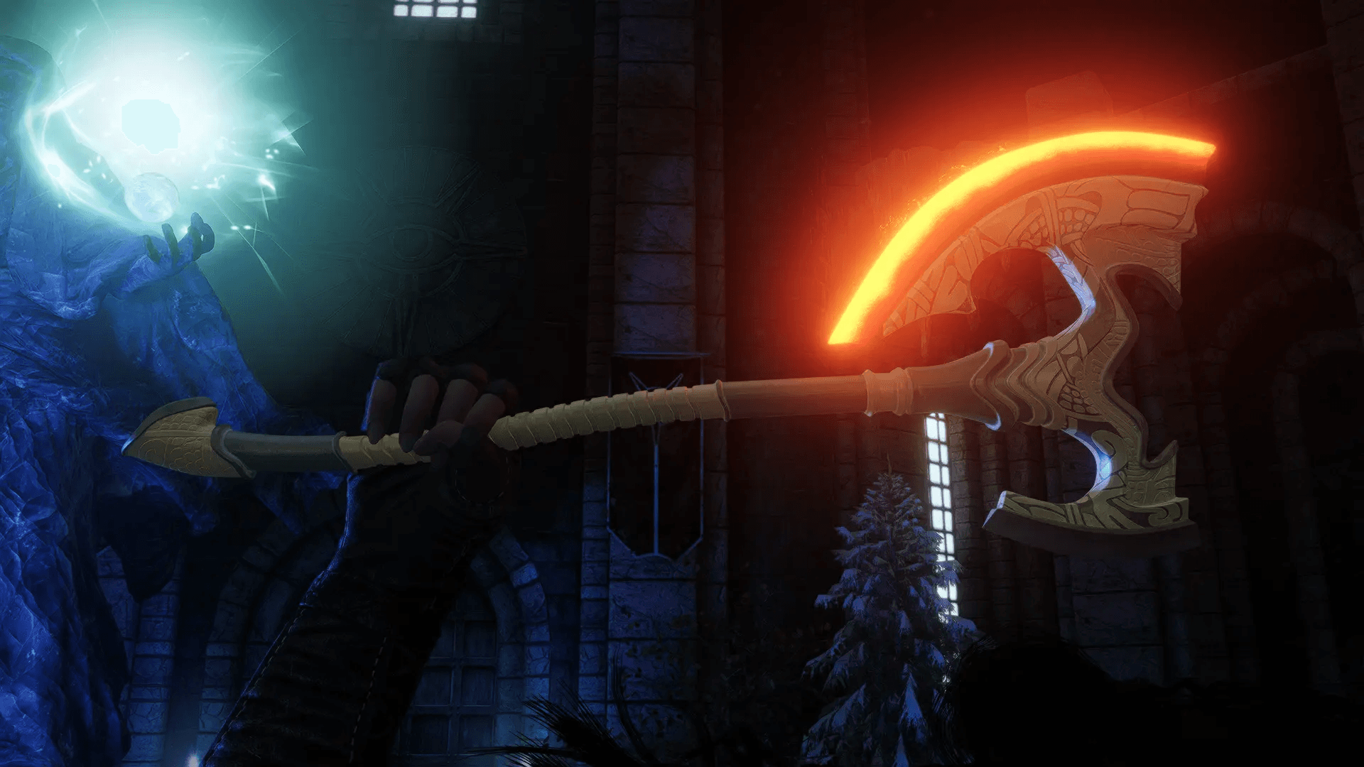 Divine axe mod for The Elder Scrolls V: Skyrim Special Edition