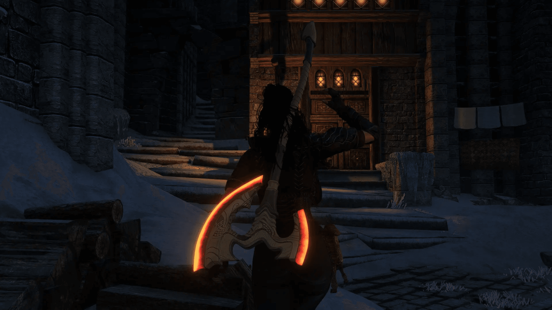 Divine axe mod for The Elder Scrolls V: Skyrim Special Edition