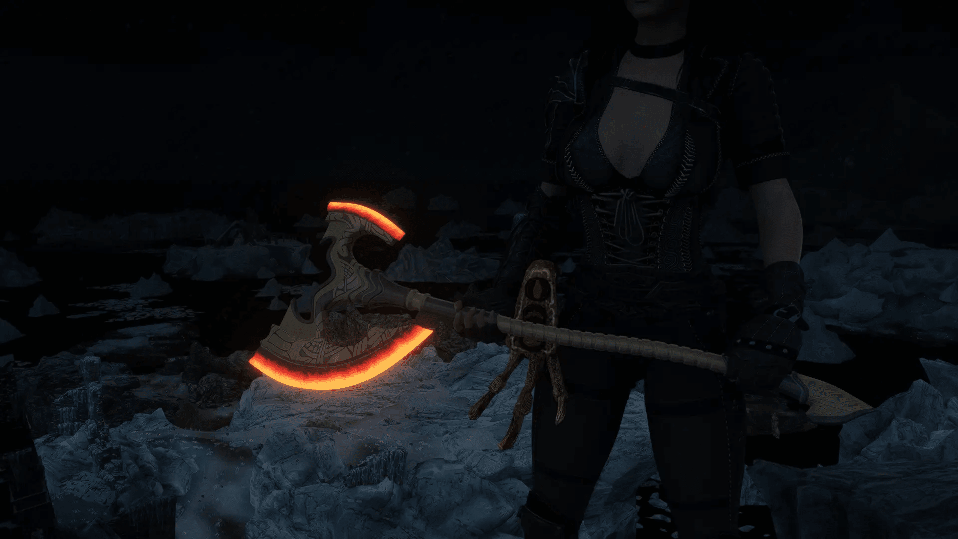 Divine axe mod for The Elder Scrolls V: Skyrim Special Edition