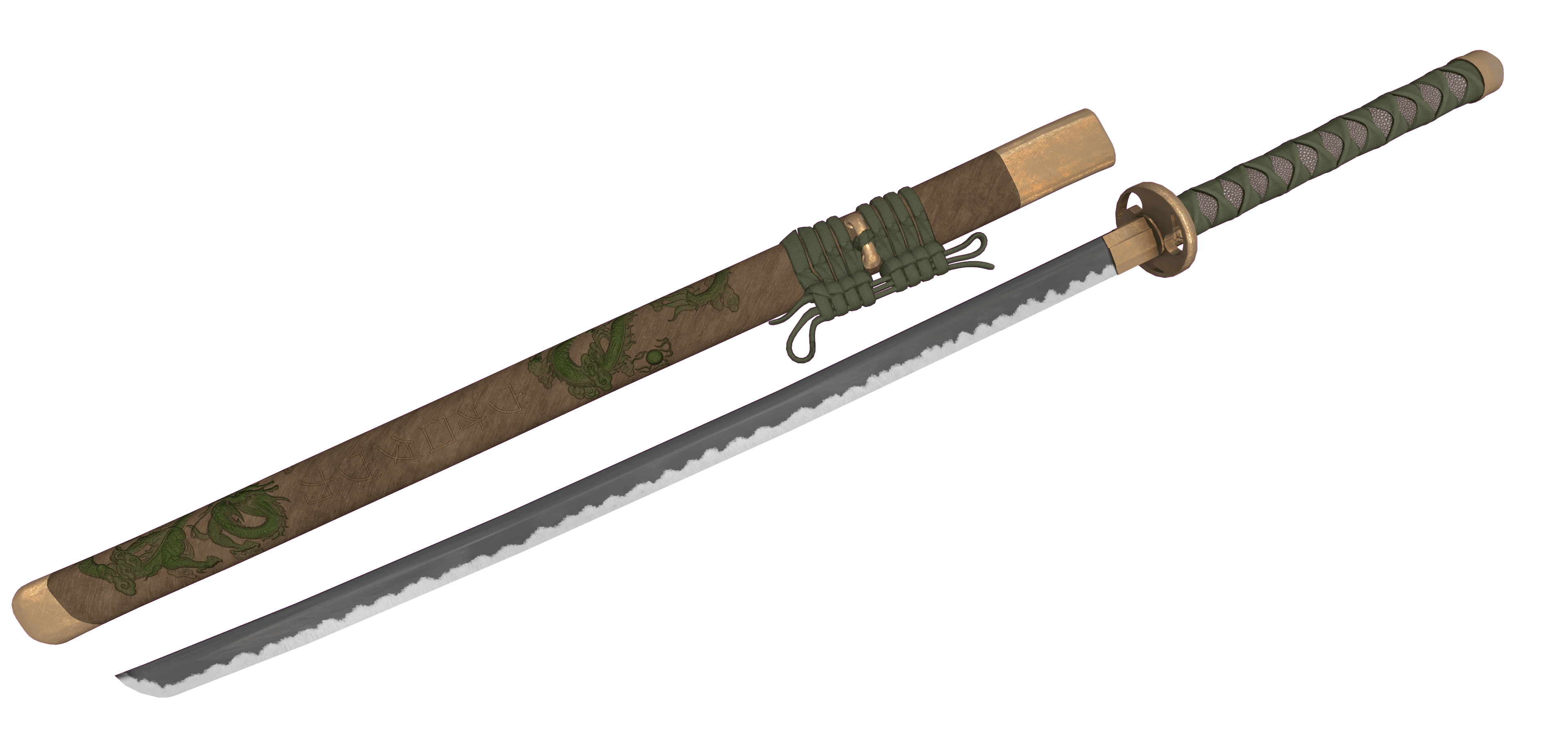Dragons Breath - Katana mod for The Elder Scrolls V: Skyrim Special Edition