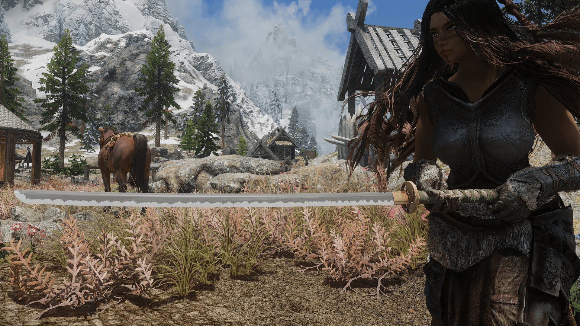 Dragons Breath - Katana mod for The Elder Scrolls V: Skyrim Special Edition