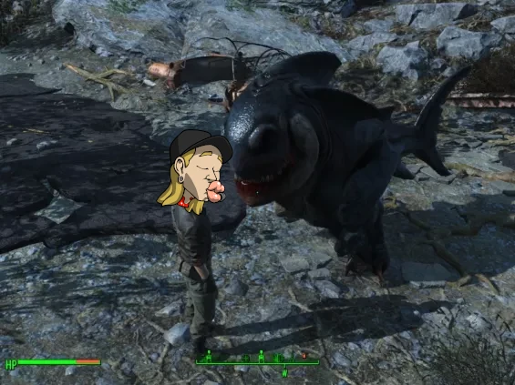 Dreadsharks of the Commonwealth Redux mod for Fallout 4