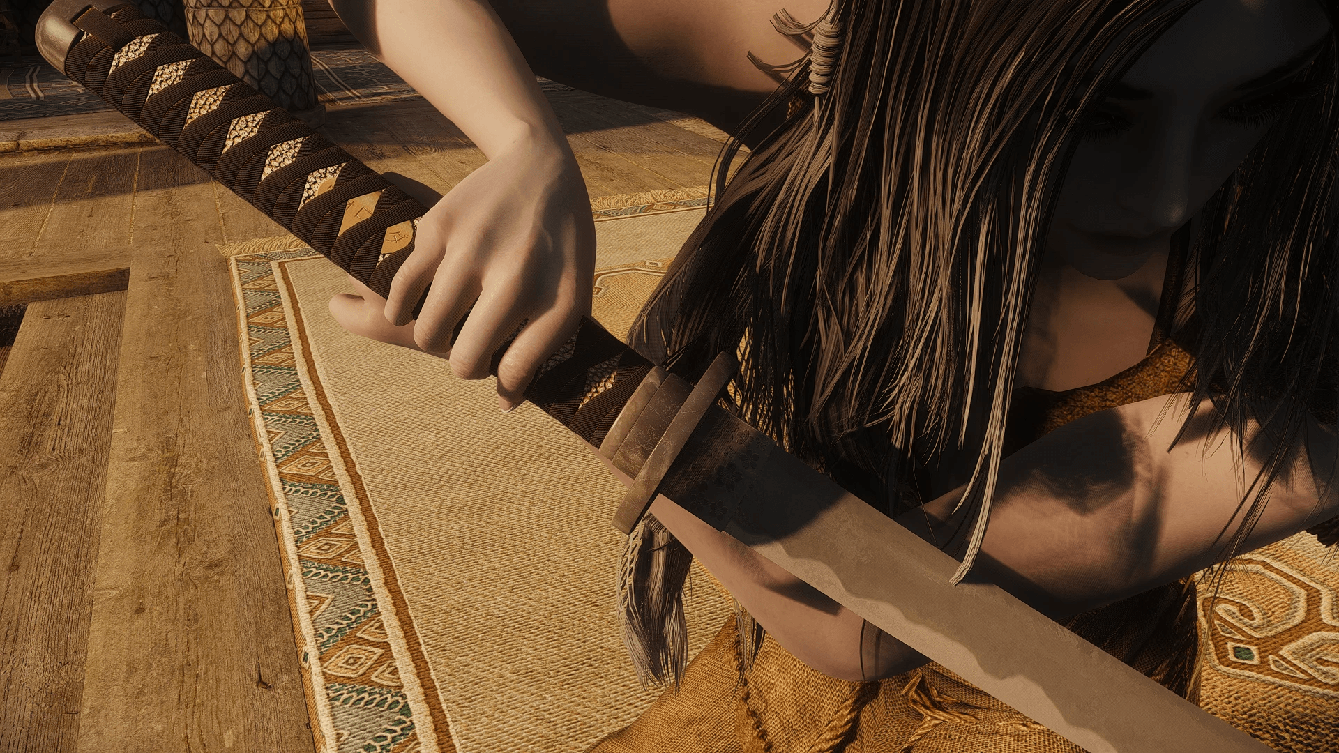 Dusk Grace - Great Katana mod for The Elder Scrolls V: Skyrim Special Edition