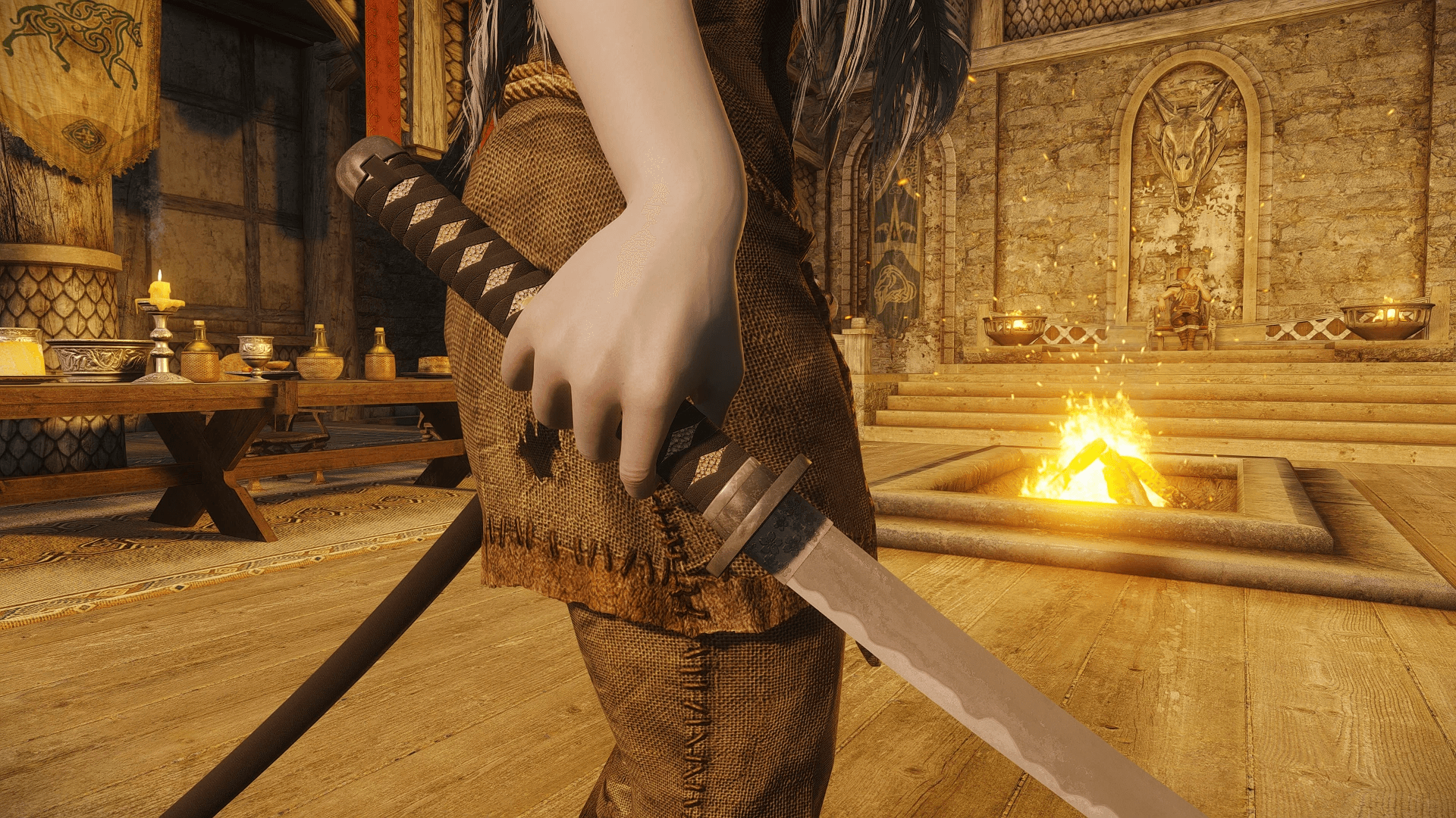 Dusk Grace - Great Katana mod for The Elder Scrolls V: Skyrim Special Edition