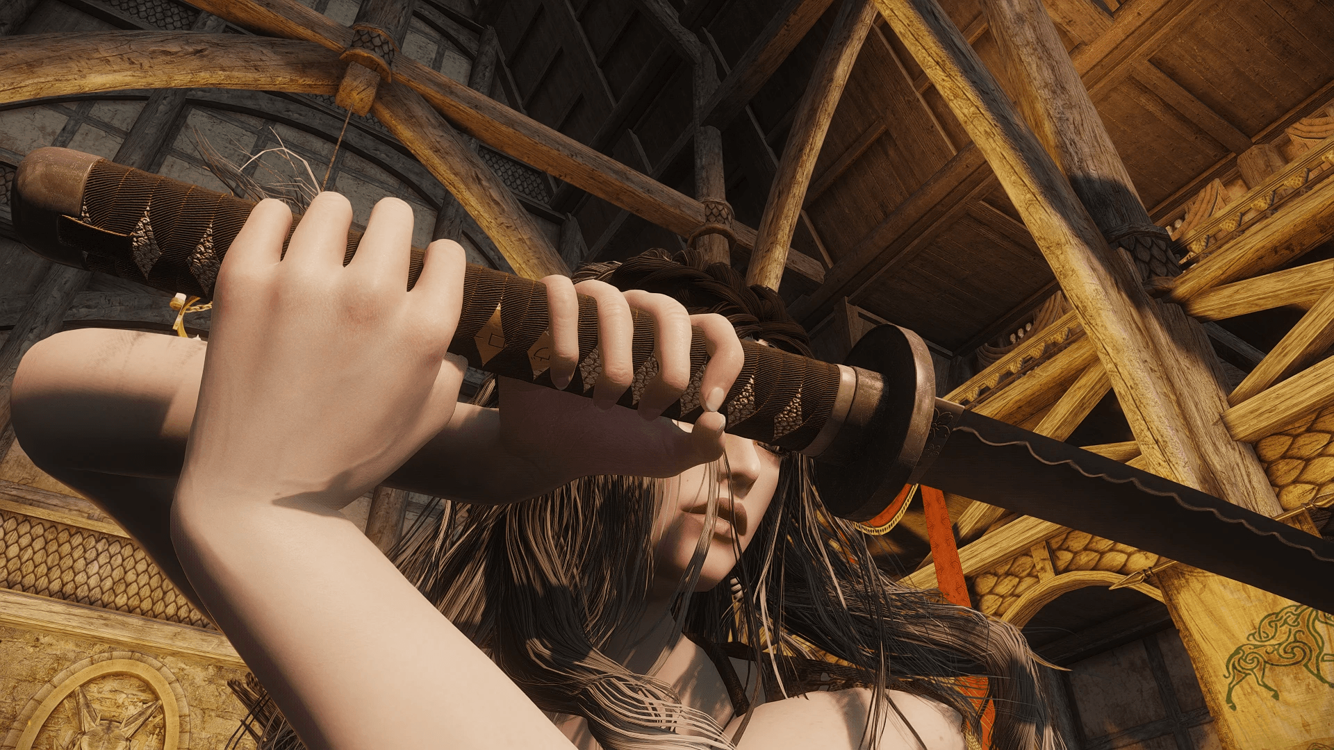 Dusk Grace - Great Katana mod for The Elder Scrolls V: Skyrim Special Edition