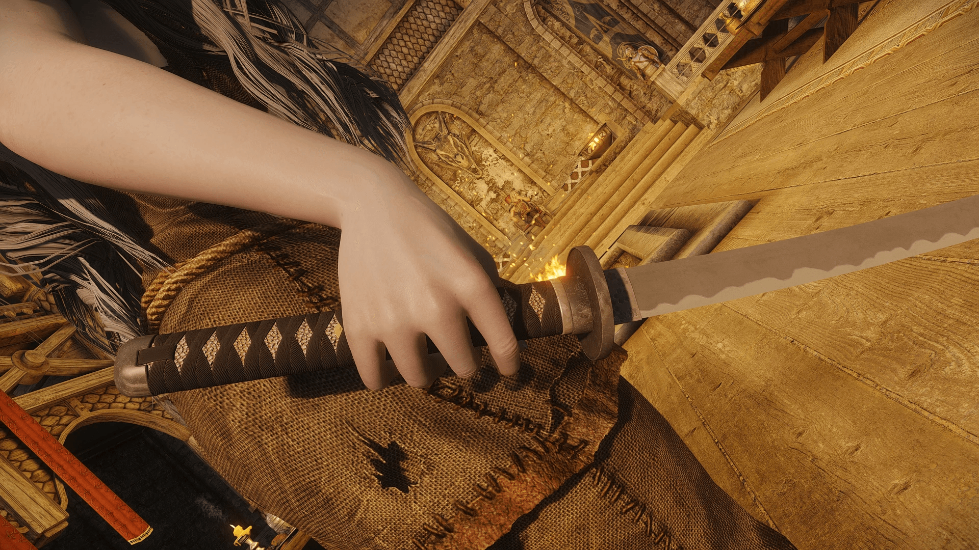 Dusk Grace - Great Katana mod for The Elder Scrolls V: Skyrim Special Edition