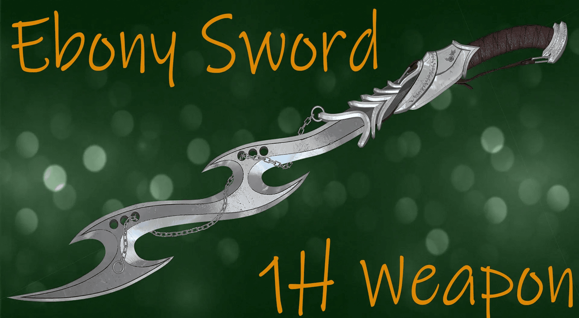 Ebonite Grapple-Chain Sword mod for The Elder Scrolls V: Skyrim Special Edition