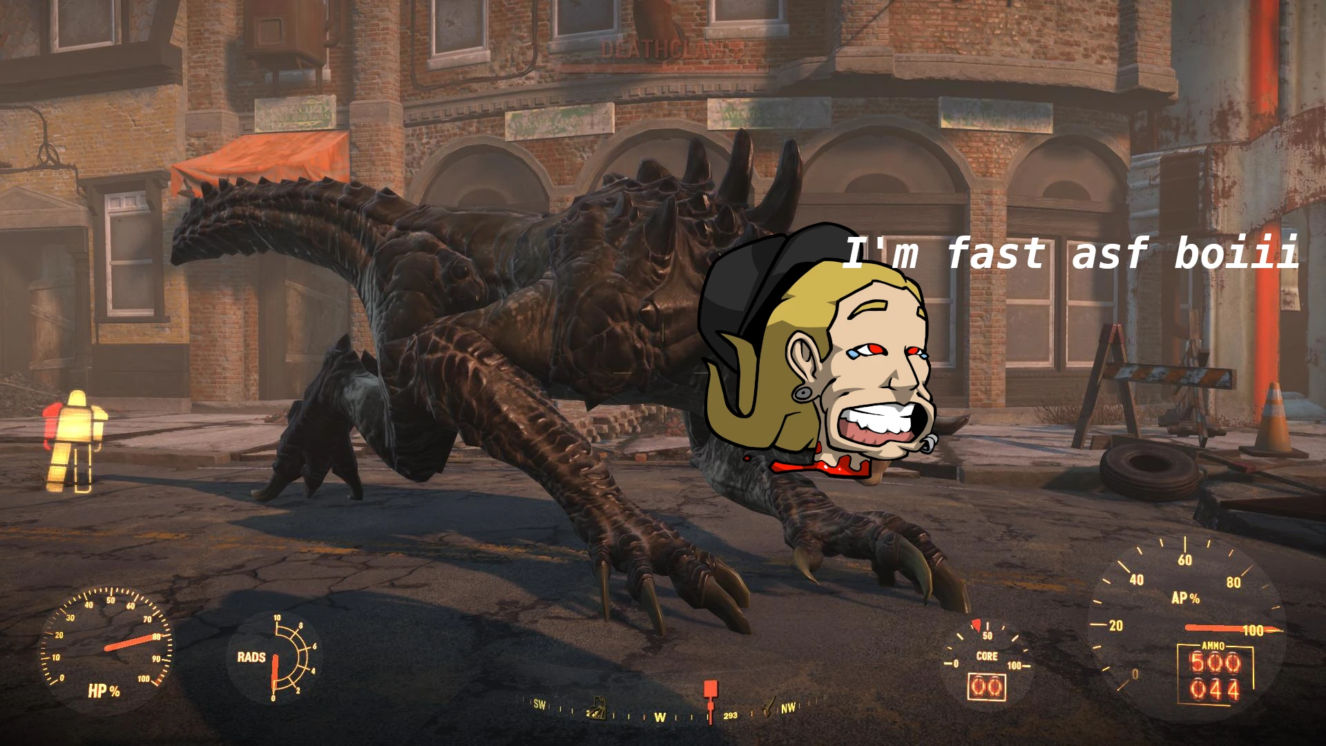 Faster Deathclaws (dubbed ESL) mod for Fallout 4