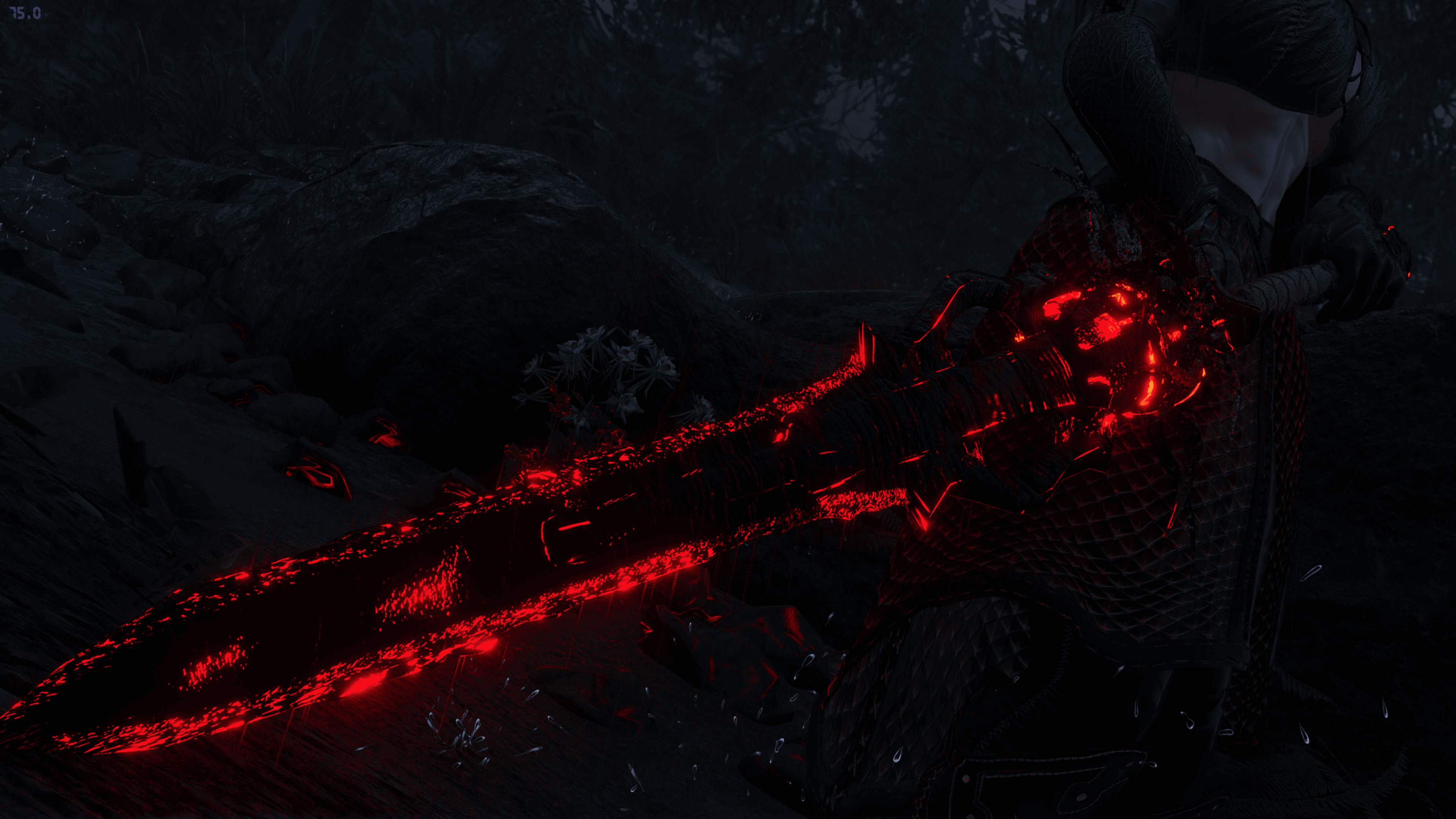 Fire Scorch Shadow Great sword mod for The Elder Scrolls V: Skyrim Special Edition